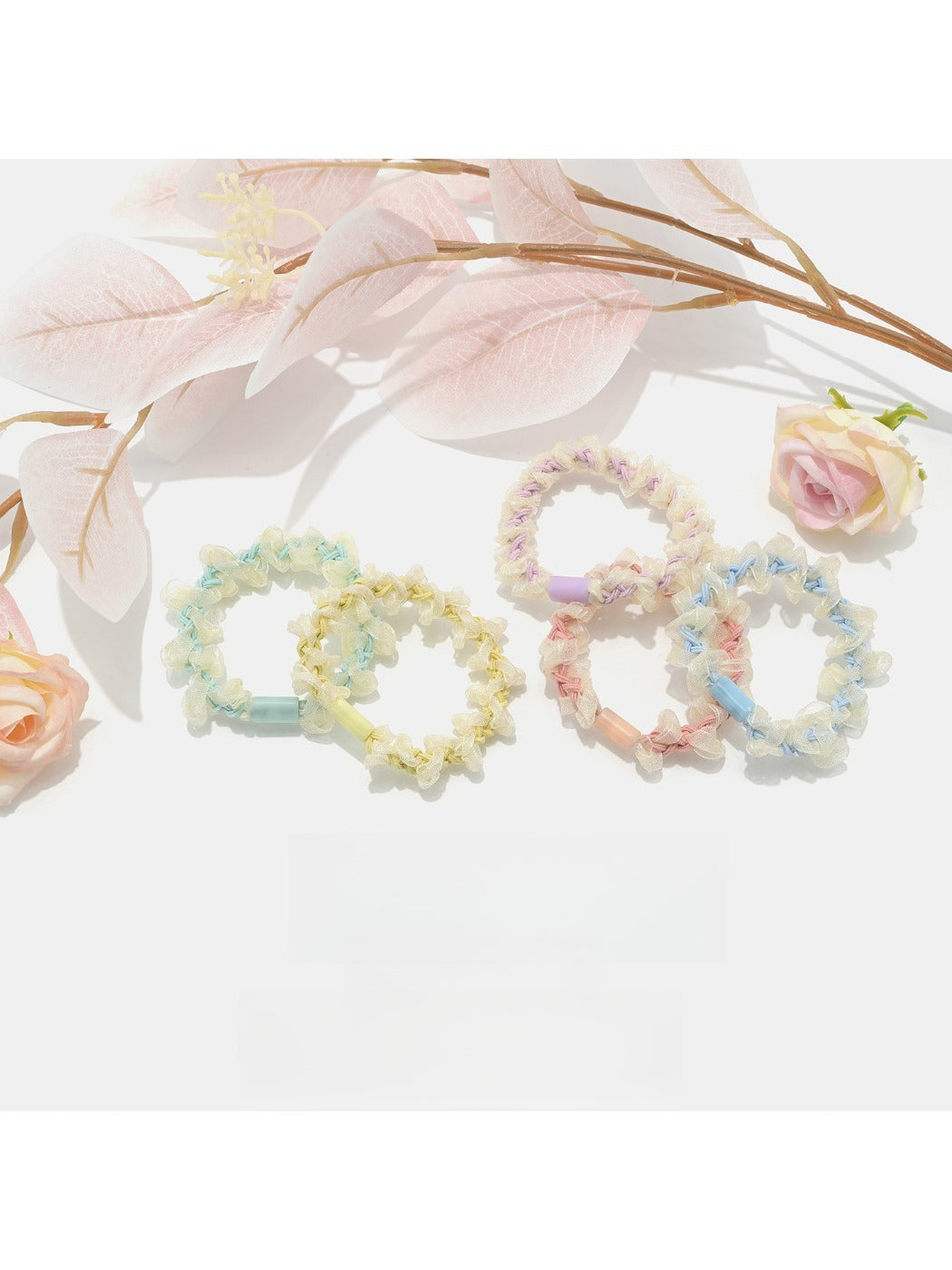 Gifty - 3 Piece Mesh Spiral Scrunchies