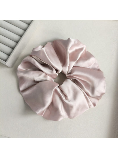 Gifty - Elegant Solid Color Satin Scrunchie