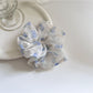 Gifty - Sweet Tulle Floral Print Bow Scrunchie