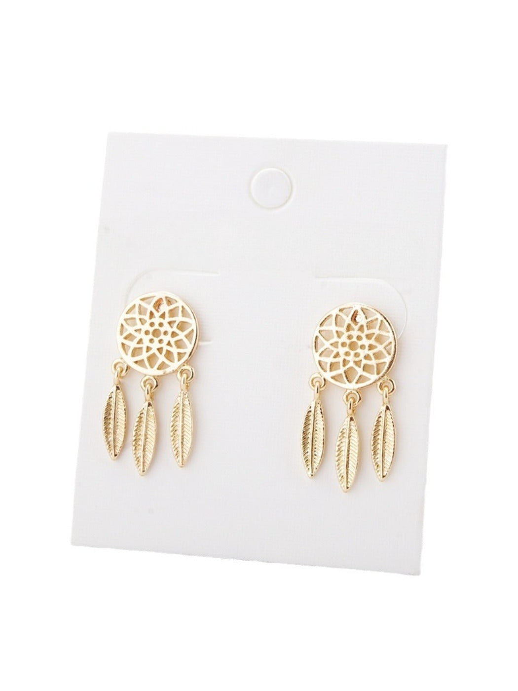 Earedge - Bohemian Leaf Drop Earrings