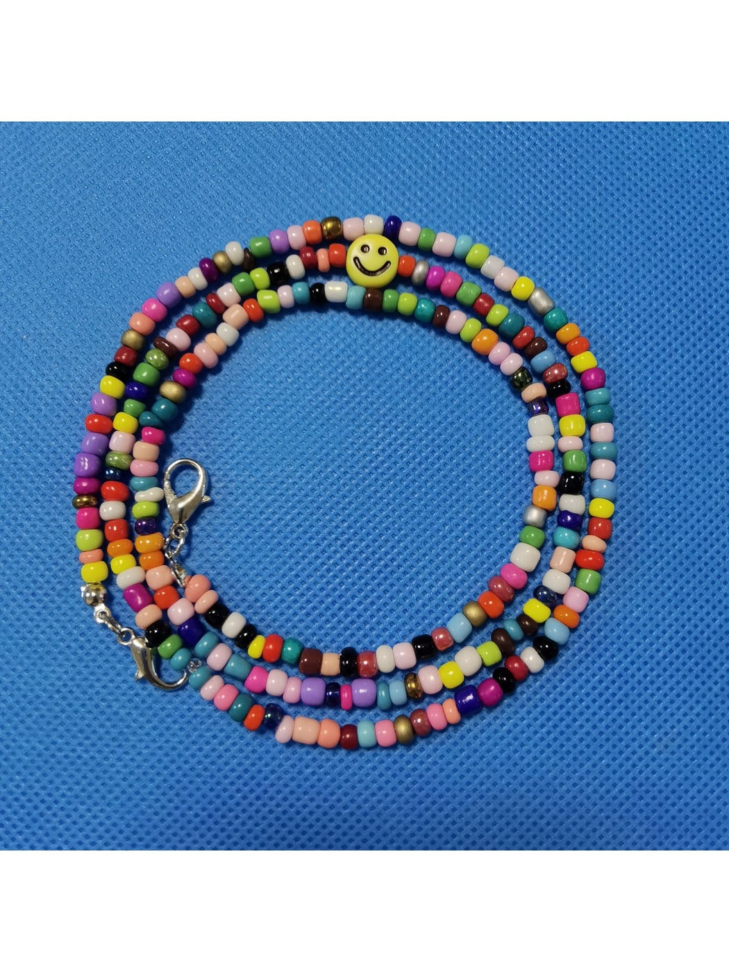 Velra - Beaded Smiley Face Eyeglass Strap