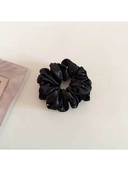 Gifty - Elegant Satin Rhinestone Scrunchies