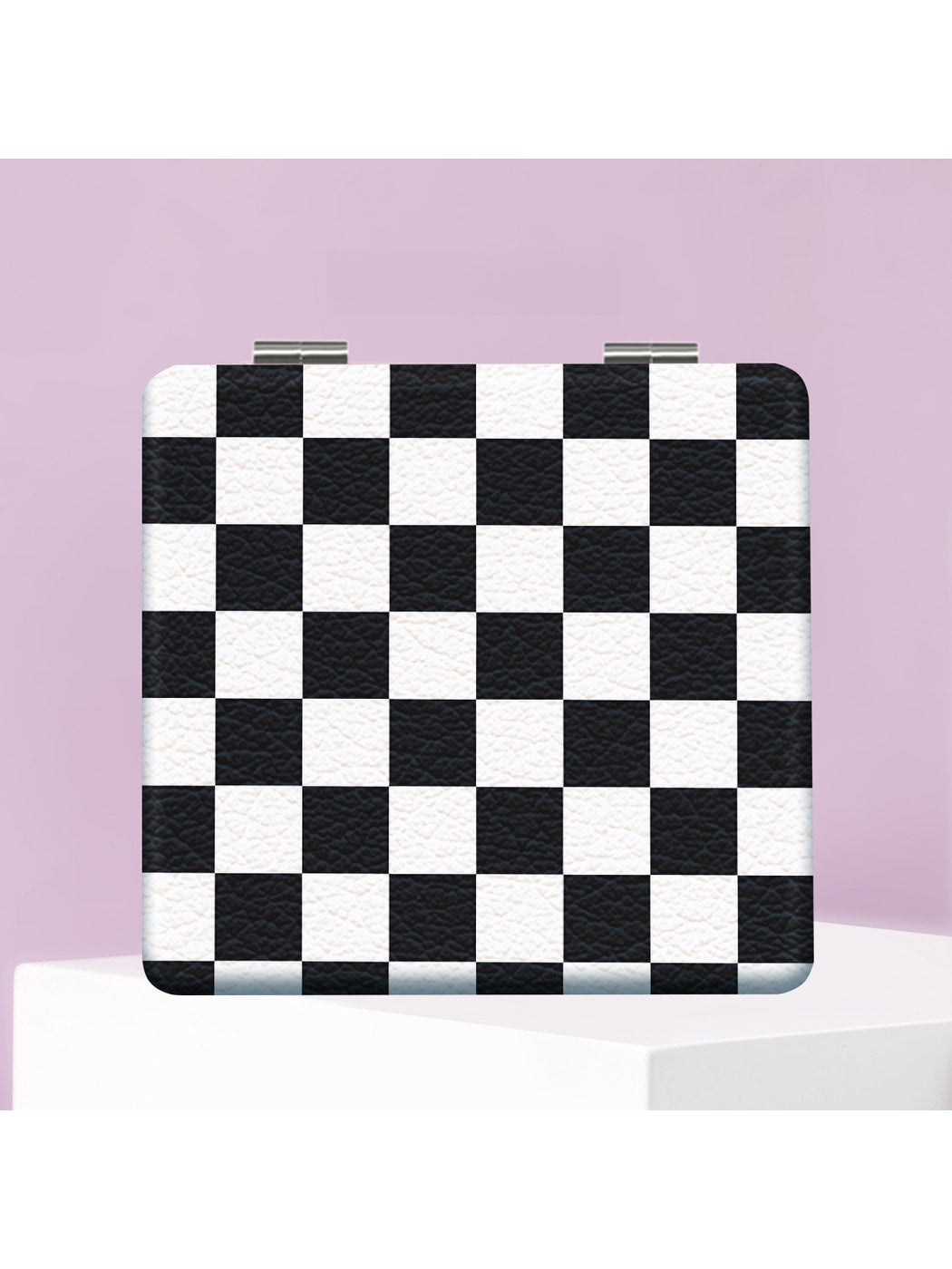 Mirroray - Square Checkered Compact Folding Mirror