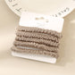 Gifty - Solid Color Crinkle Hair Tie Set