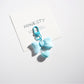 Keypus - Solid Color Heart Bow Keychain