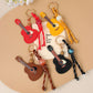 Keypus - Minimalist Guitar Pendant PU Bag Charm Keychain