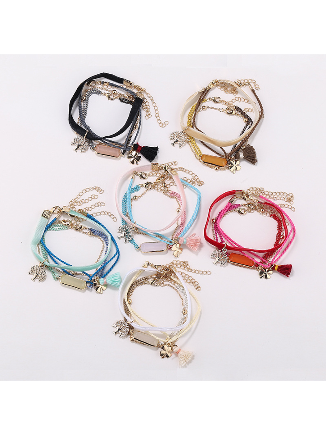 Lovra - Bohemian Tree Tassel Beaded Bracelet