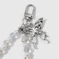 Keypus - Decorative Beaded Bow and Butterfly Keychain