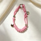 Keypus - Star Detail Woven Phone Strap Alloy Keychain