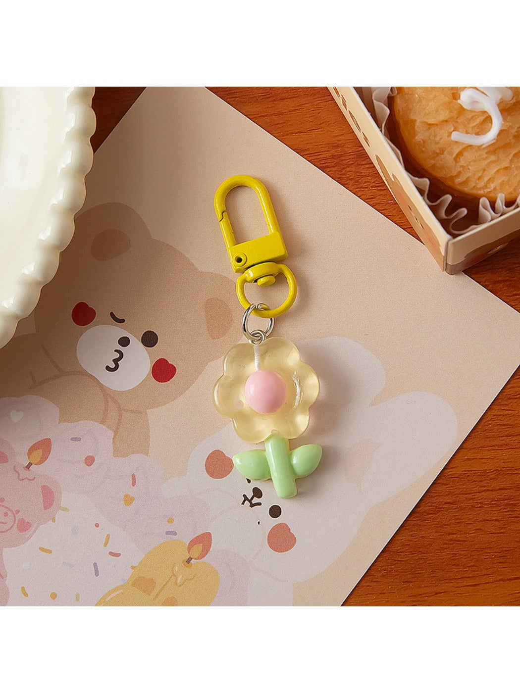 Keypus - Cute Cartoon Flower Keychain