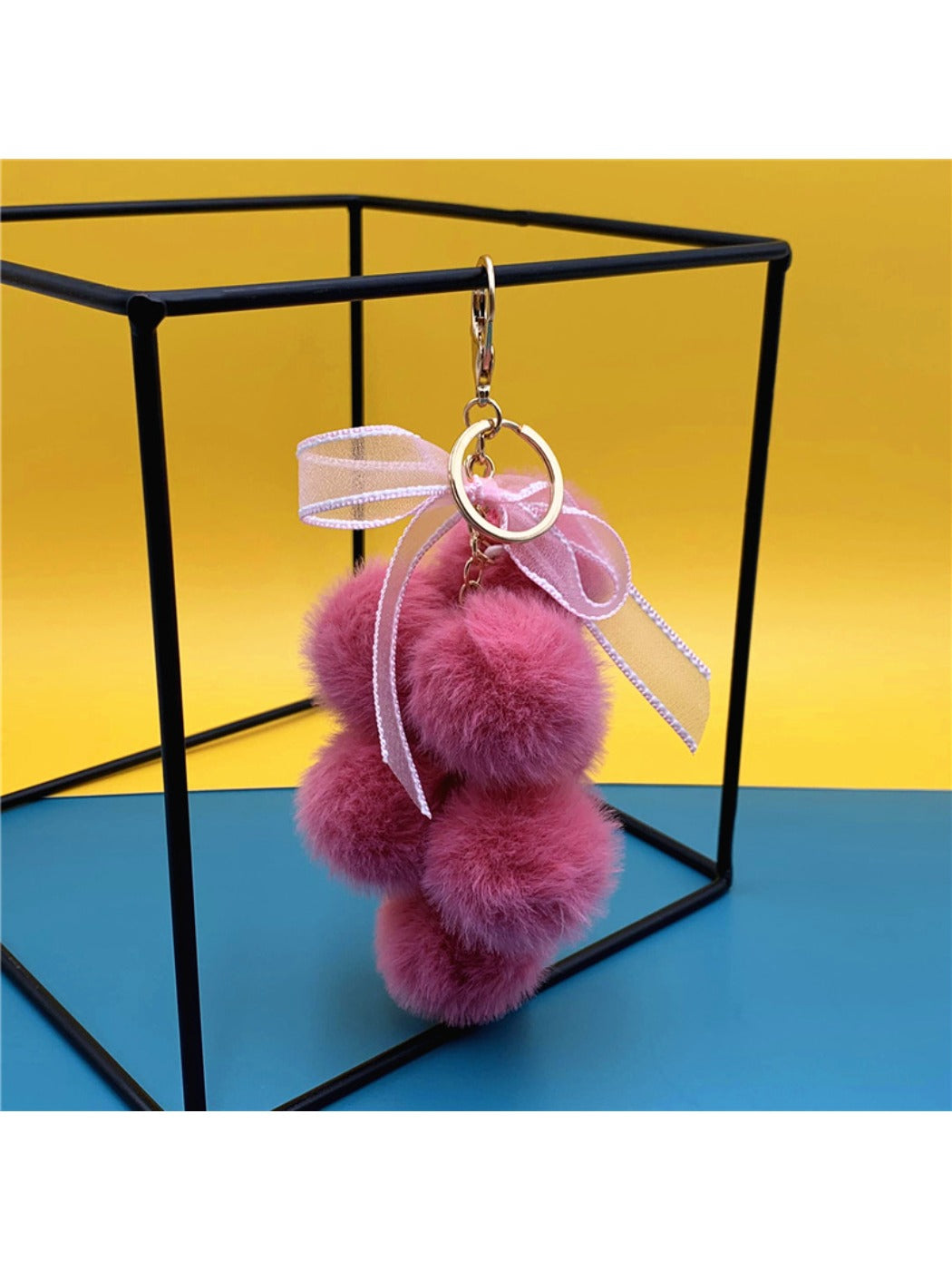 Keypus - Grape Shaped Plush Keychain Bag Charm