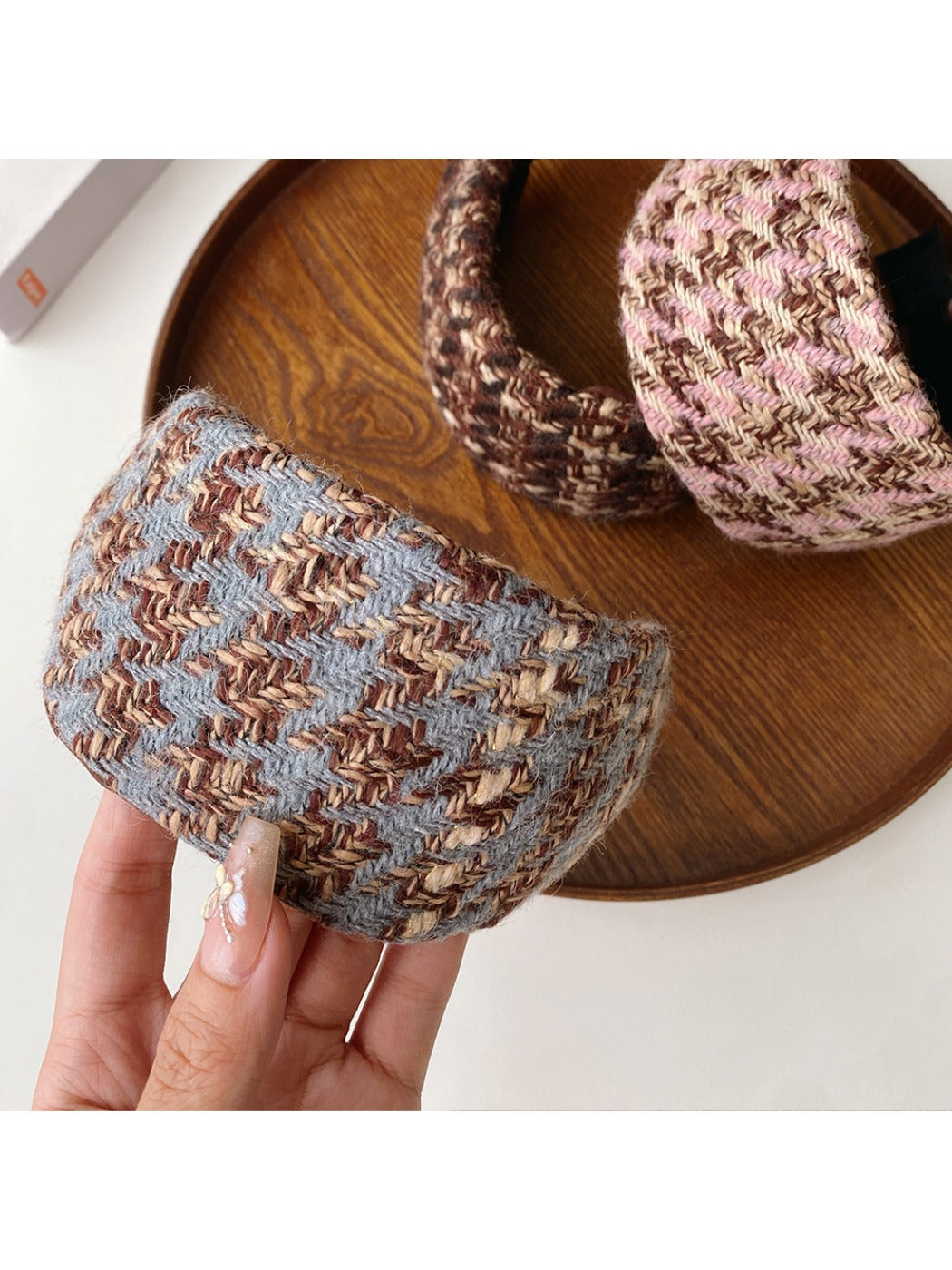 Beau - Knitted Thickened Crown Wide Headband