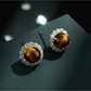 Earedge - Geometric Round Vintage Style Alloy Earrings