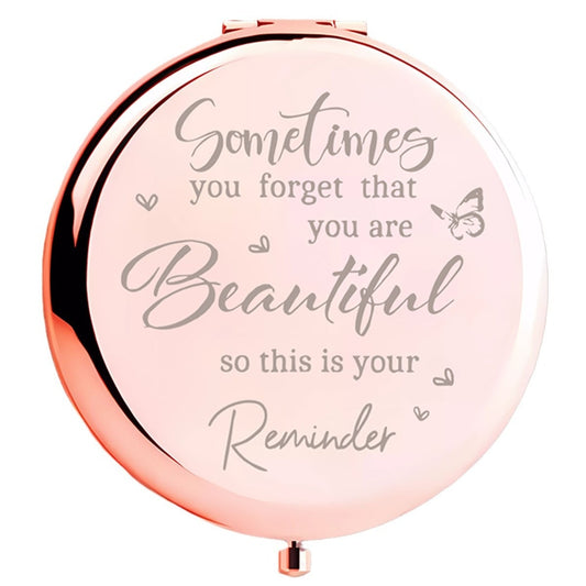 Mirroray - Round Flip Cover Alloy Handheld Mirror