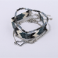 Lovra boho stackable beaded bracelets featuring mixed bead sizes and natural colors