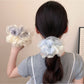 Gifty - Puffy Pleated Mesh Scrunchie