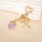Keypus - Cartoon Strawberry Pendant Bow Bag Charm