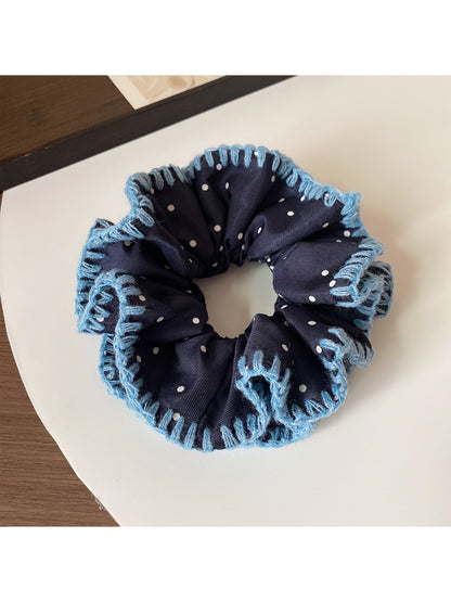 Gifty - Color Block Polka Dot Hair Tie
