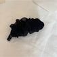 Beau - Cloud Shape Sheer Fabric Polka Dot Banana Clip