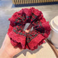 Gifty - Autumn/Winter Red Voluminous Scrunchie