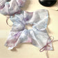 Side view of Gifty minimalist scrunchie highlighting smooth gradient color