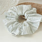 Gifty - Trendy Blue and White Striped Scrunchie