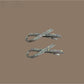 Beau - Cross Design Alloy Duckbill Side Hair Clip