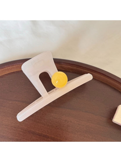 Beau - Alloy Acrylic Minimal Barrette Style Hair Clip