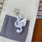 Keypus - Angel Wing Music Note Acrylic Bag Charm Keychain