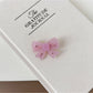 Beau - Sweet Bow Accent Plastic Alloy Hair Clip