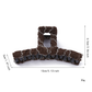 Beau - Large Line Detail Geometric Claw Clip