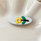 Beau - Sweet Flower Oval Hairpin