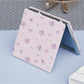 Mirroray - Folding Floral Print Makeup Mirror