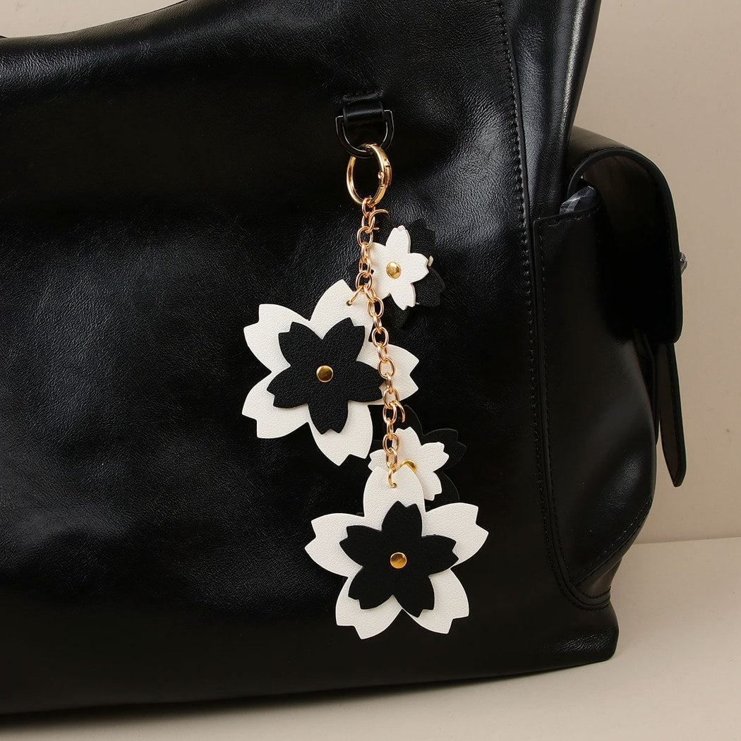 Keypus - Cherry Blossom PU Alloy Keychain