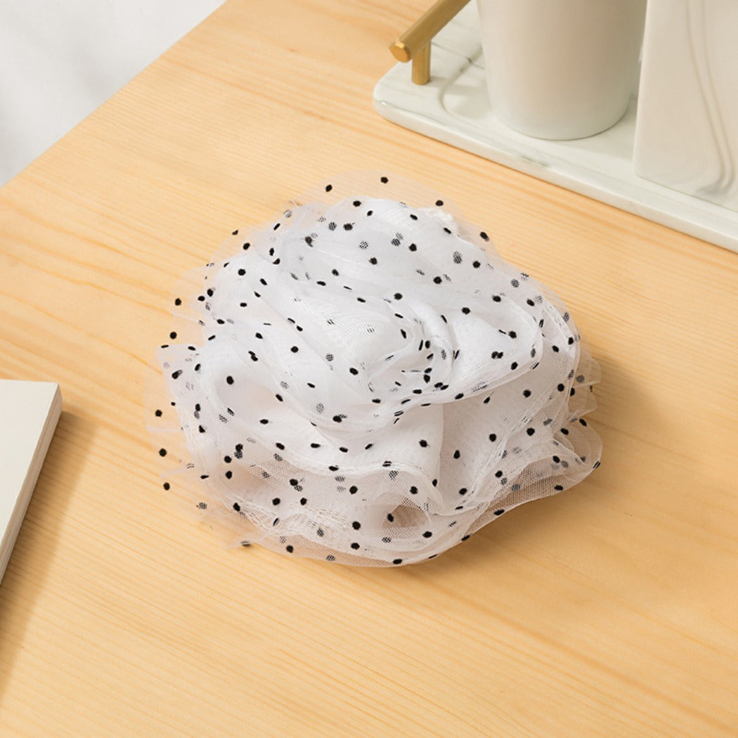 PAPO – Monochrome Dotted Bath Pouf