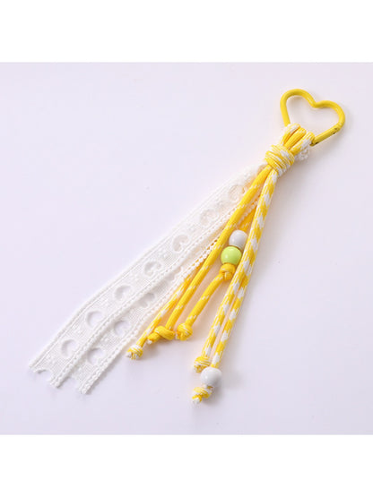 Keypus - Hollowed-Out Lace Charm Keychain