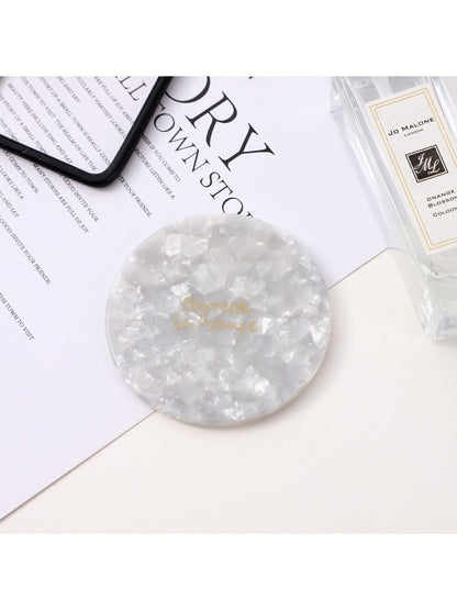 Mirroray - Acetic Acid Round Simple Multi-Color Small Mirror