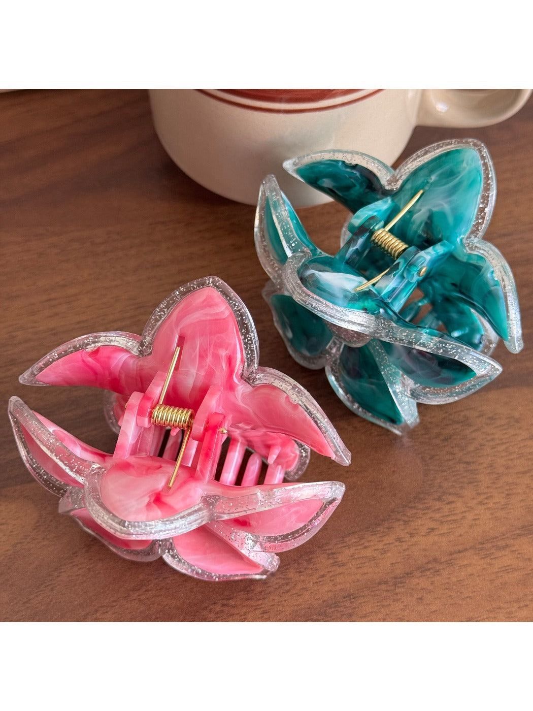 Beau - Floral Hair Claw Clip for Women