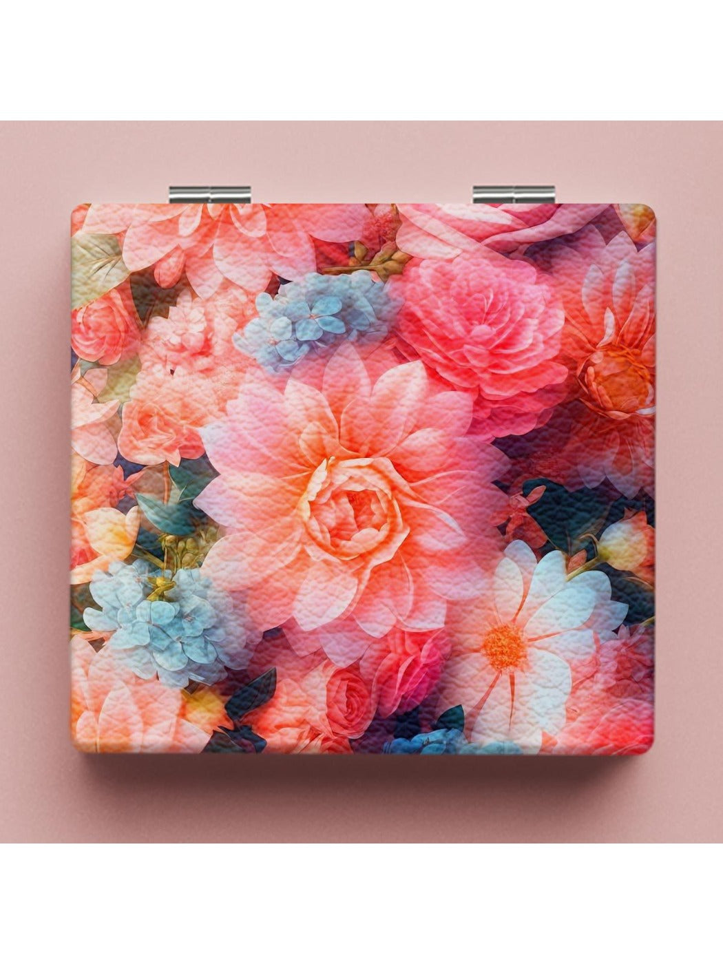 Mirroray - Floral Patterned Square Mirror