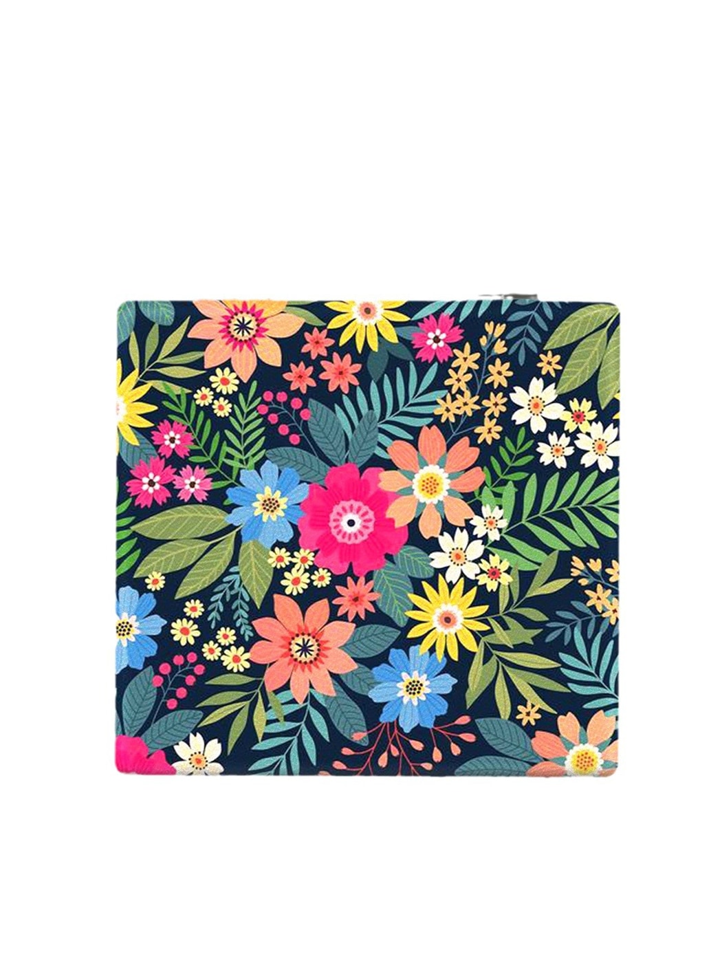 Mirroray - Cartoon Floral Print Folding Makeup Mirror