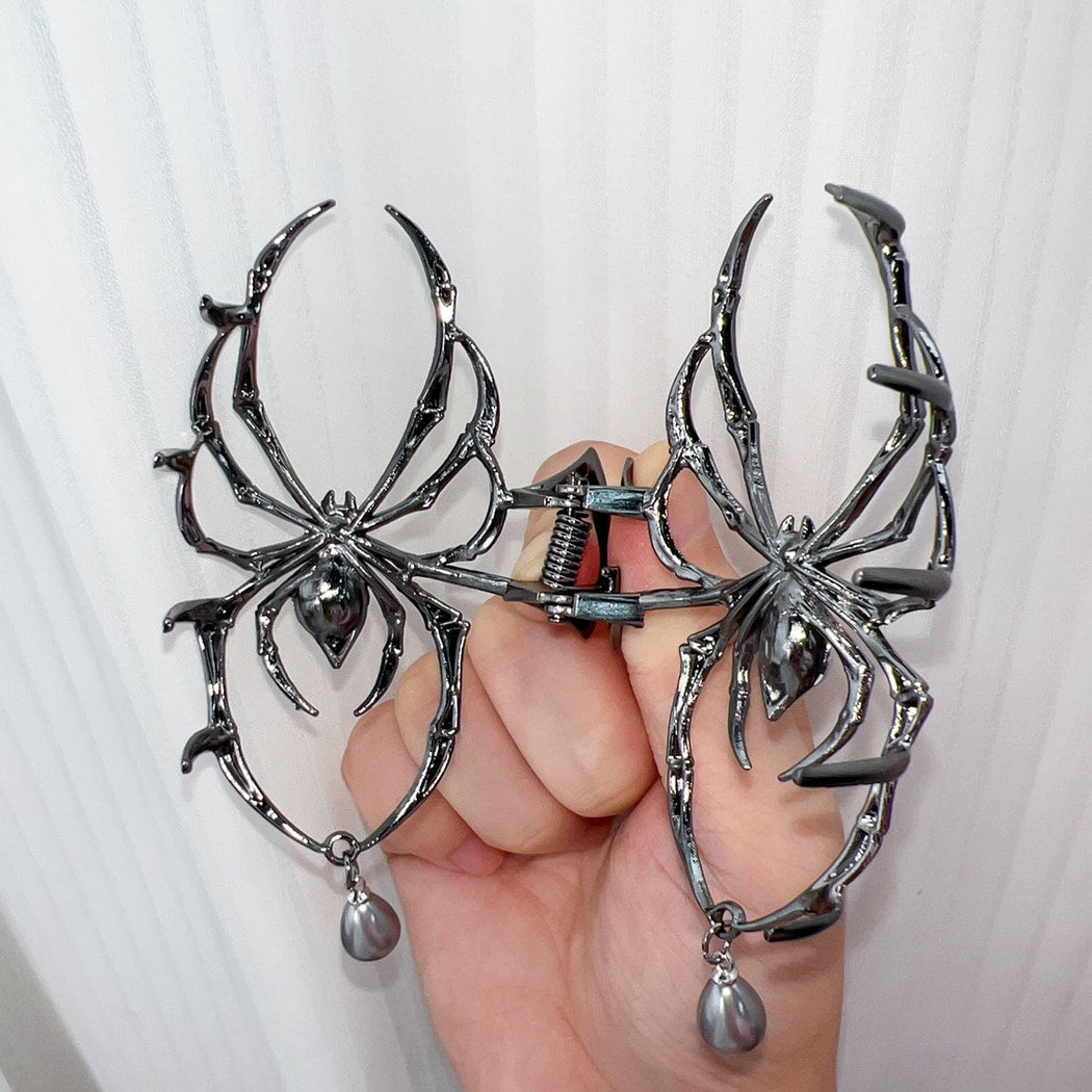 Beau - Halloween Openwork Spider Design Claw Clip