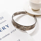 Gifty - Glossy PVC Grid Texture Wide Headband