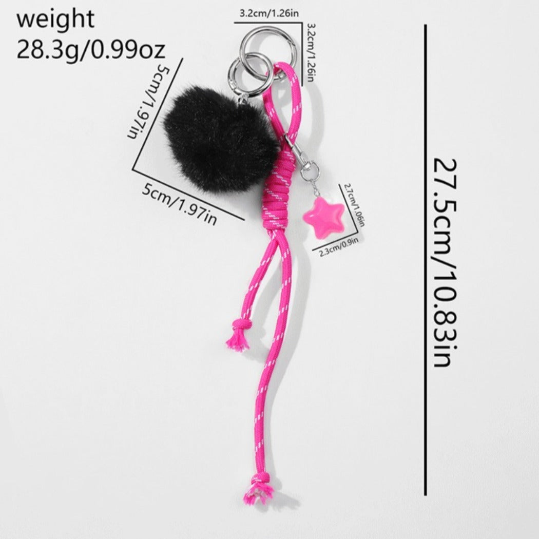 Keypus - Heart Chain Cord Decorative Keychain
