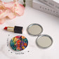 Mirroray - Floral Print Foldable Handheld Tabletop Mirror