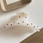 Beau - Polka-Dot Drip Glaze Hair Clip