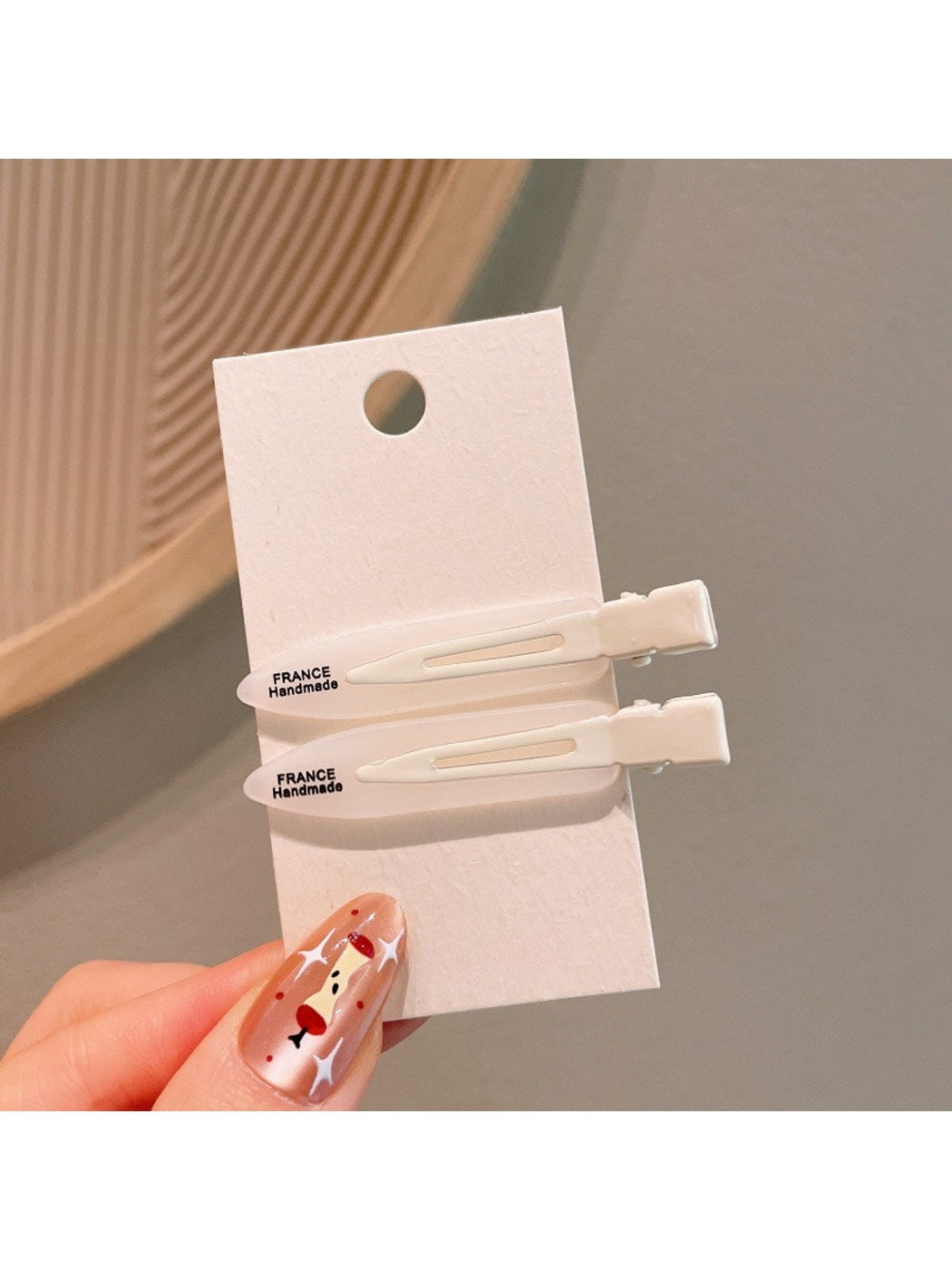 Beau - Minimalist Geometric Side Bangs Hair Clip