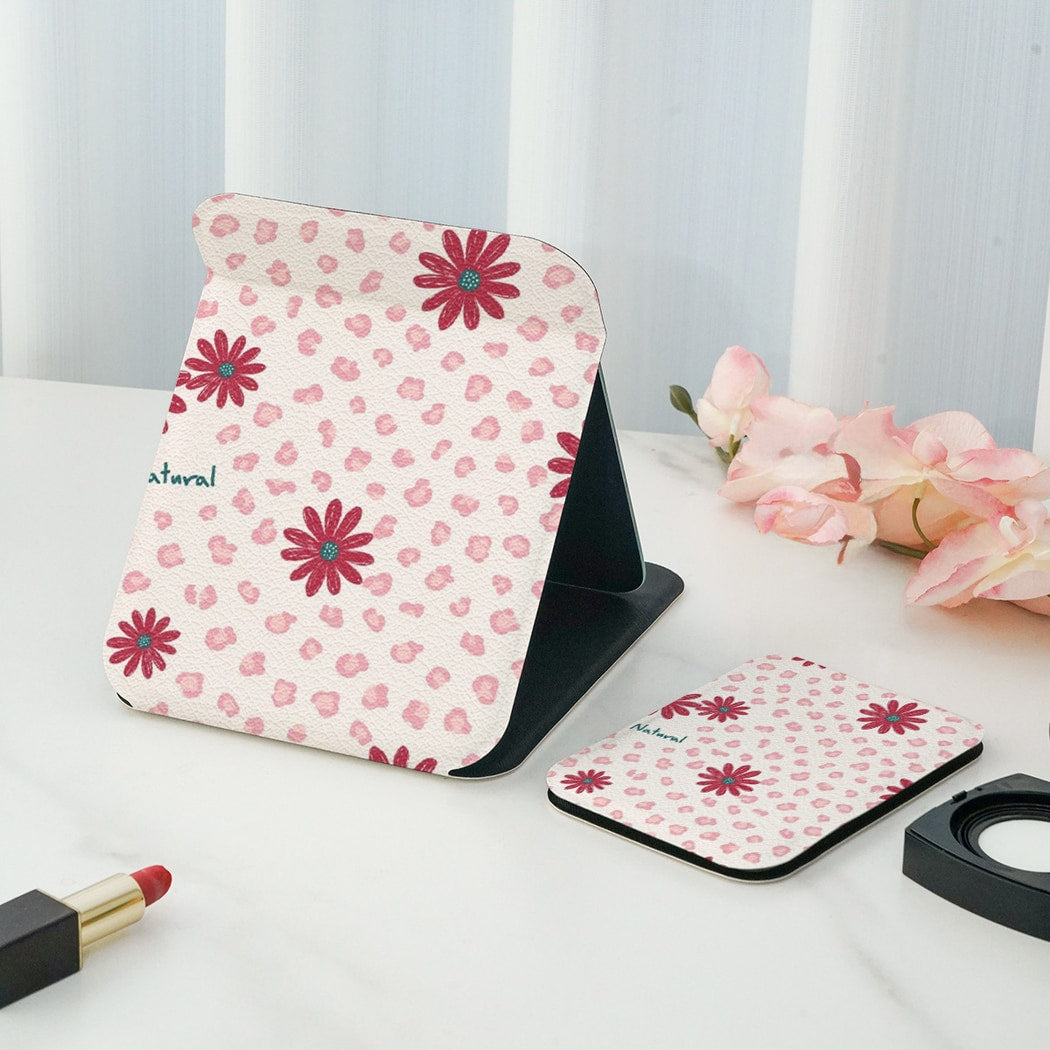Mirroray - Daisy floral pattern Compact Mirror