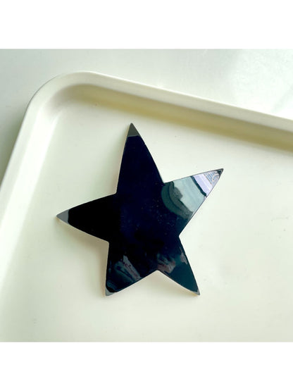 Beau - Geometric Five-Point Star French Barrette