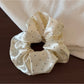Gifty - Polka Dot Ruched Satin Finish Scrunchie