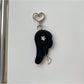Keypus - Retro Plush Angel Wing Star Detail Keychain